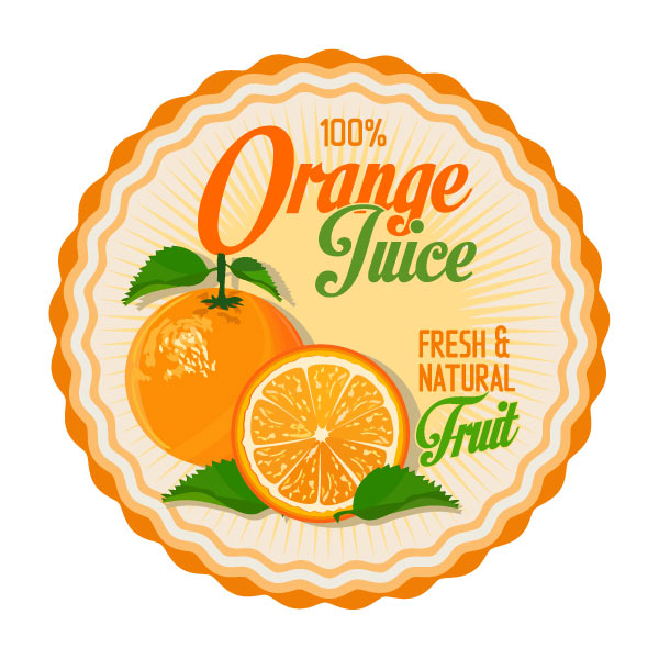 Orange Juice Label