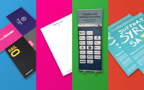 Ofers on Business Cards, Letterheads, Pull-Up Banners and A6 Flyers