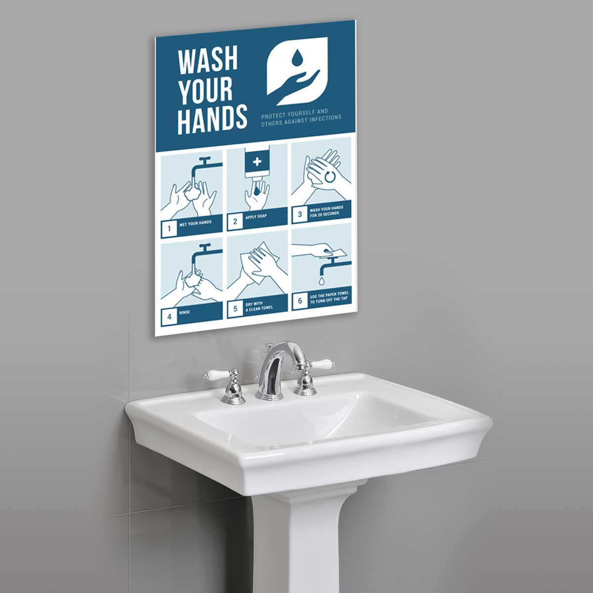 Apple Capital Print - Coronavirus Essentials - Signage Boards