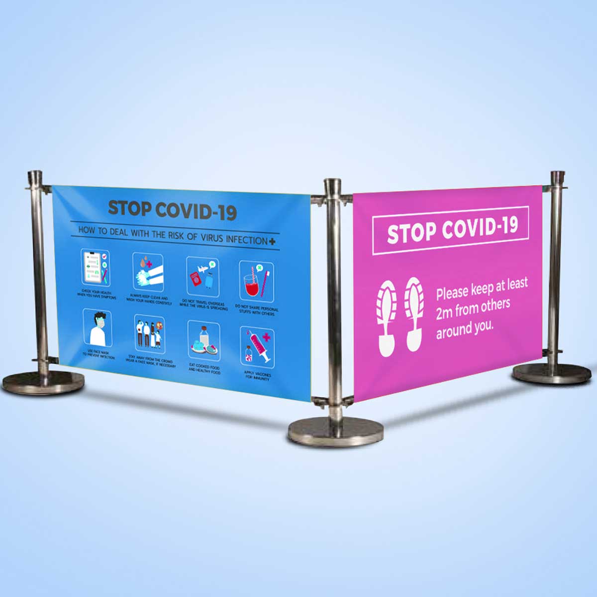 Apple Capital Print - Coronavirus Essentials - Café Barriers